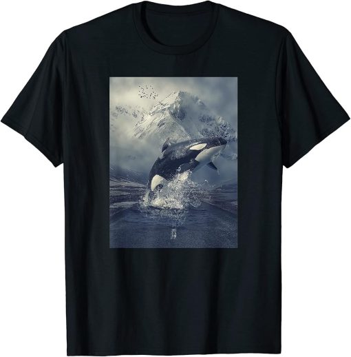 Love Orcas Killer Whale Oceanic Dolphin Family Orca T-Shirt